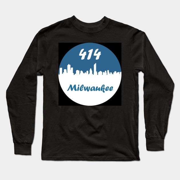 414 Long Sleeve T-Shirt by bestStickers
